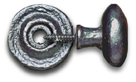 Dartington Oval Knob on Rose