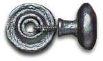 Dartington Oval Knob on Rose